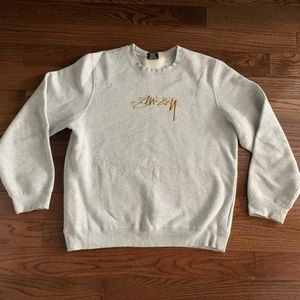 Gray Stussy Crewneck